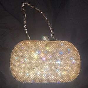 Sparkly clutch purse